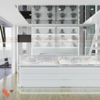 Thiết kế tiệm bạc Hoa Tùng hiện đại